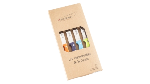 Boite 4 couteaux à Steak Les Intensifs couleurs Boite 4 couteaux à Steak Les Intensifs couleurs
