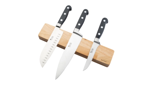 Barre aimantée pour couteaux de 30 cm en hêtre