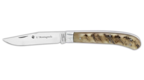 Couteau U Montagnolu® Tradition manche corne de bélier Couteau U Montagnolu® Tradition manche corne de bélier