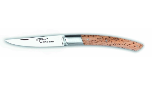 Couteau de poche Le Thiers 10 cm 1 mitre inox bouleau de Finlande