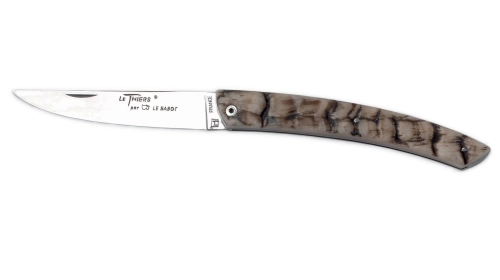 Couteau Le Thiers® 12 cm plein manche corne de bélier
