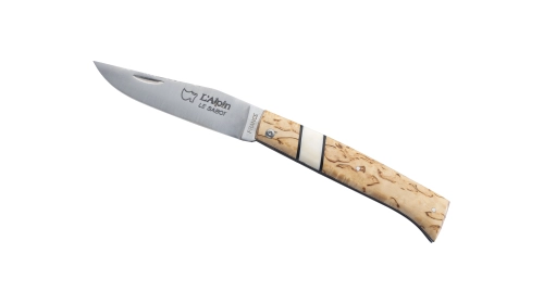 Couteau de Poche L'Alpin Plein Manche Insert Phacochère