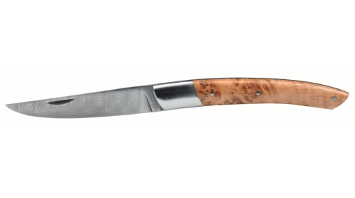 Couteau Le Thiers® 12 cm 1 mitre inox peuplier stabilisé Couteau Le Thiers® 12 cm 1 mitre inox peuplier stabilisé