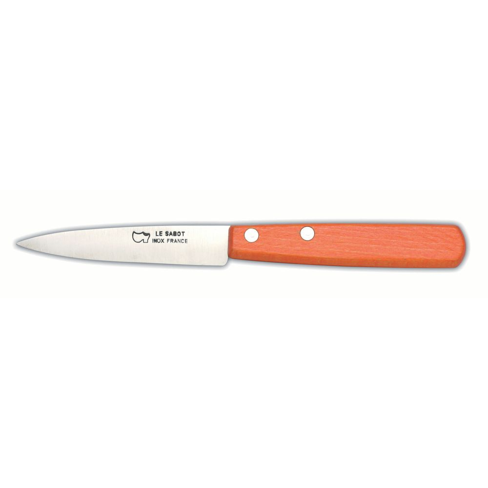 Office manche bois orange