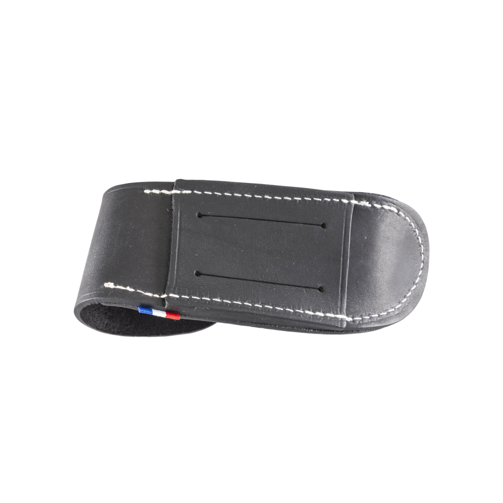 Etui couteau en cuir noir pour le Baribal®, le Rouergue ou l’Amicu®