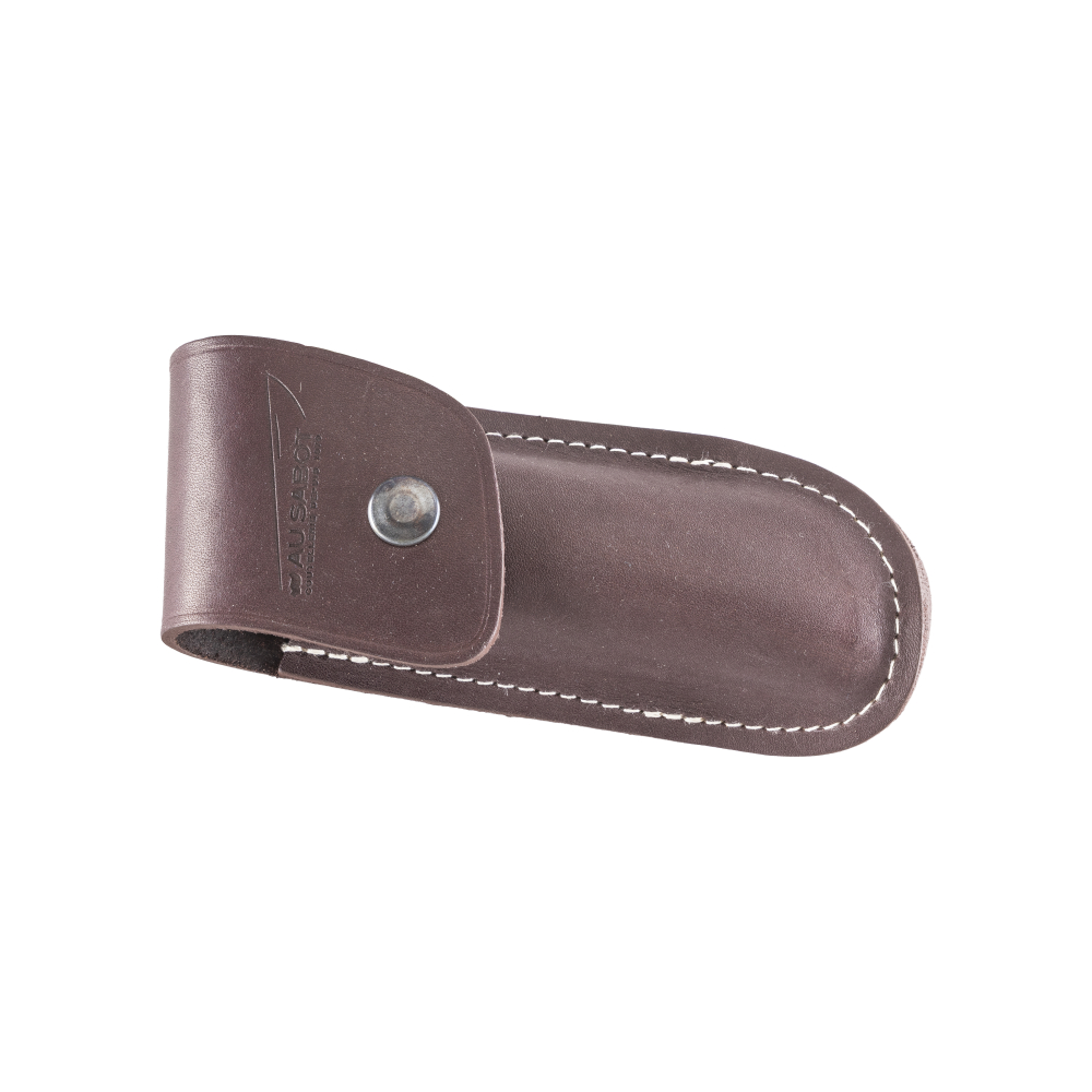 Etui couteau en cuir marron pour le Baribal®, le Rouergue ou l’Amicu®