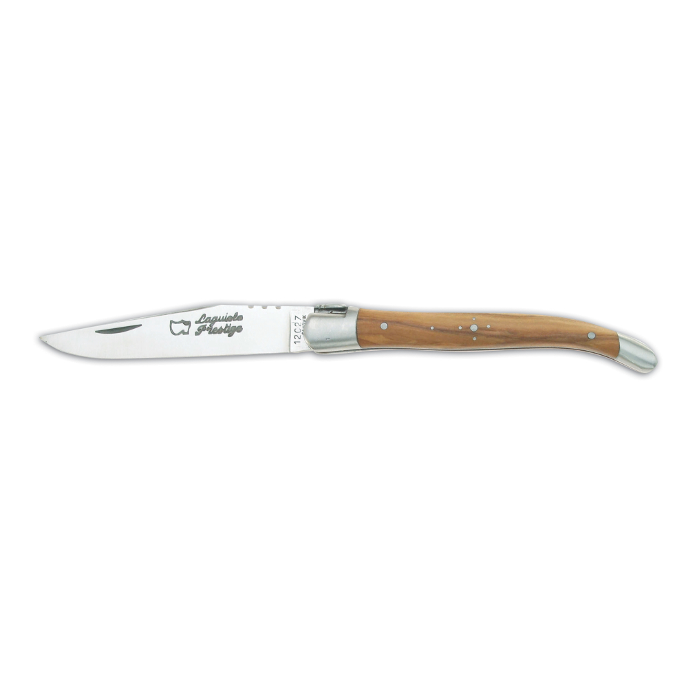 Couteau pliant Laguiole 11 cm manche olivier