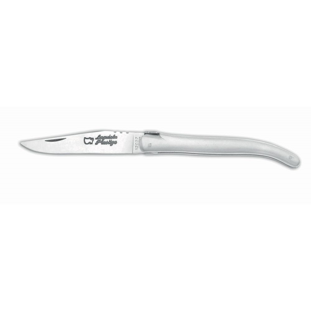 Couteau Laguiole 12 cm plein manche alu mat
