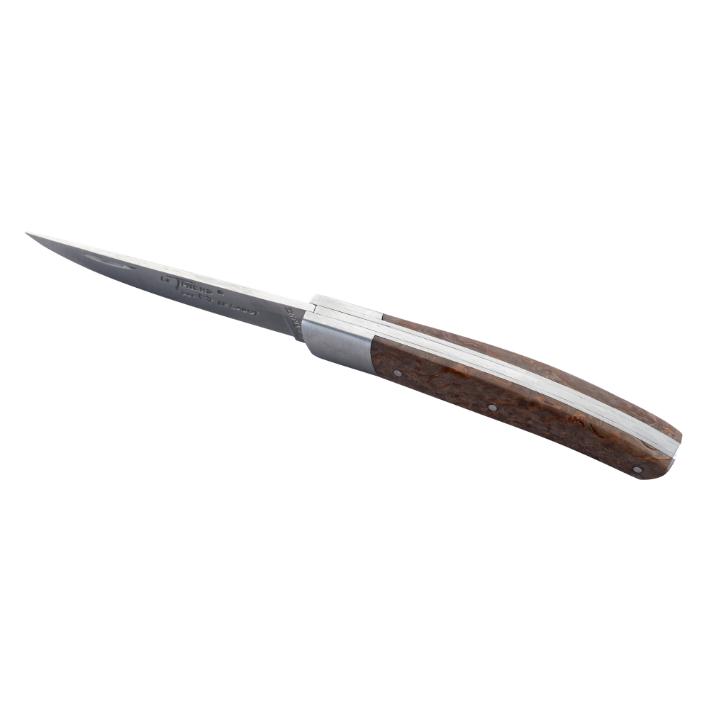 Couteau de poche Le Thiers® Tradition Mitre Inox 10 cm bois stabilisé noir