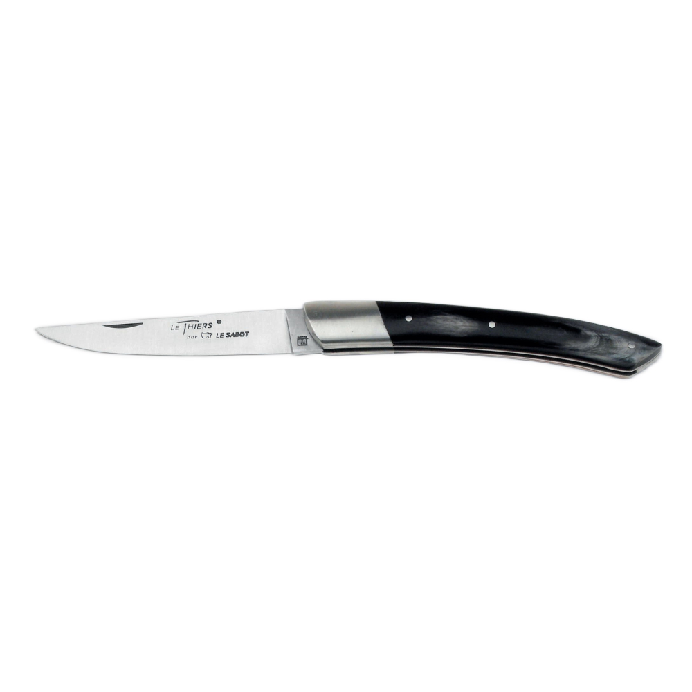 Couteau de poche Le Thiers 11 cm 1 mitre inox corne
