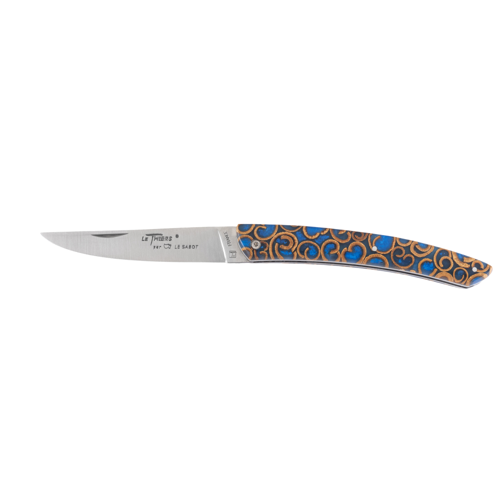 Couteau de poche Le Thiers®  12 cm - manche Résine & Cannelle