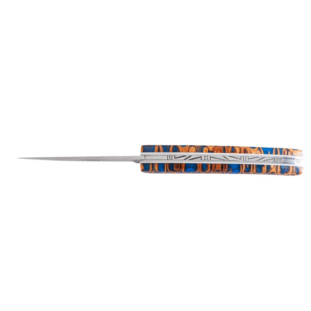 Couteau de poche Le Thiers®  12 cm - manche Résine & Cannelle