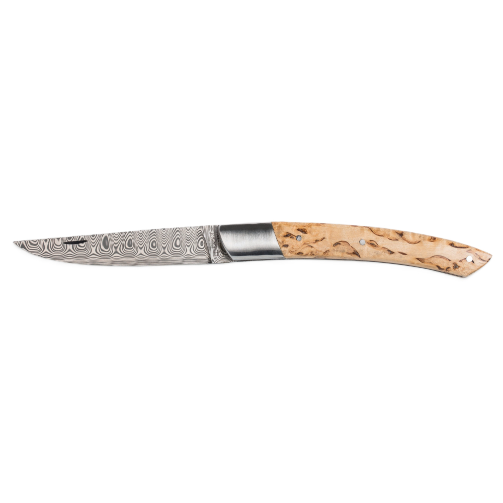 Couteau Le Thiers® 12 cm 1 mitre inox bouleau de Finlande