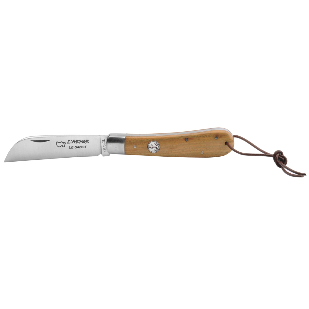 Couteau de poche pliant l'Armor® Médaillon Ancre manche palo santo