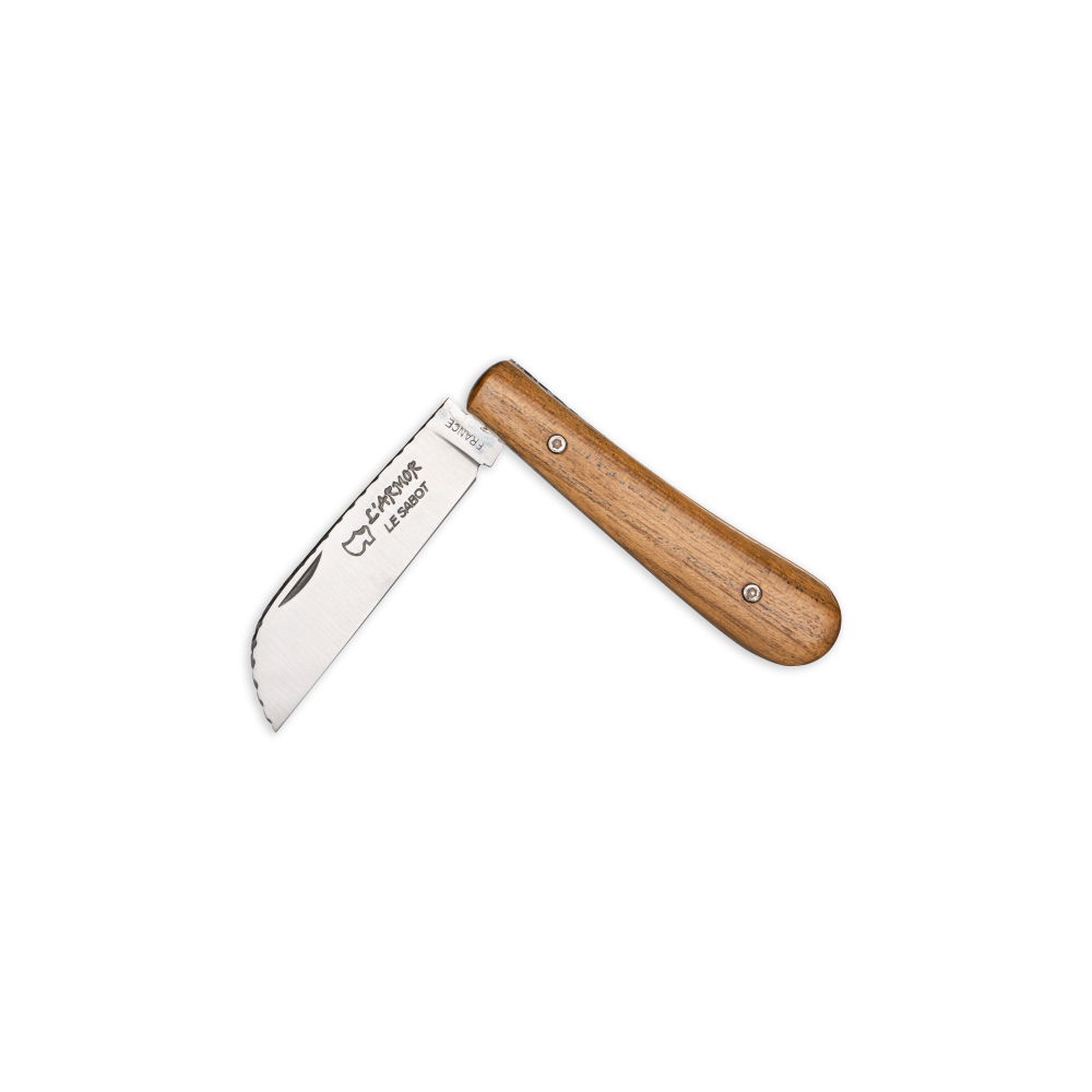 Couteau l'Armor® Création Cordage manche teck