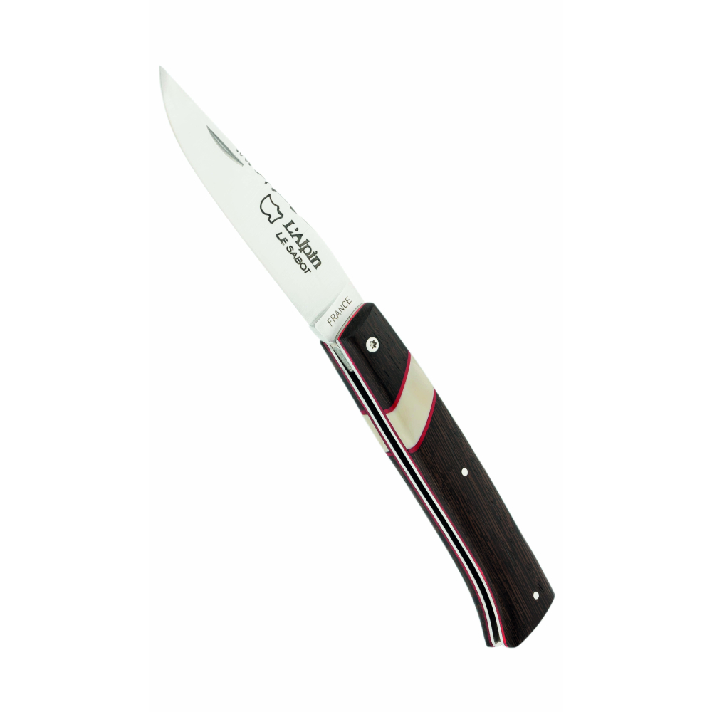 Couteau de poche pliant L'Alpin Création Insert Phacochère bocote