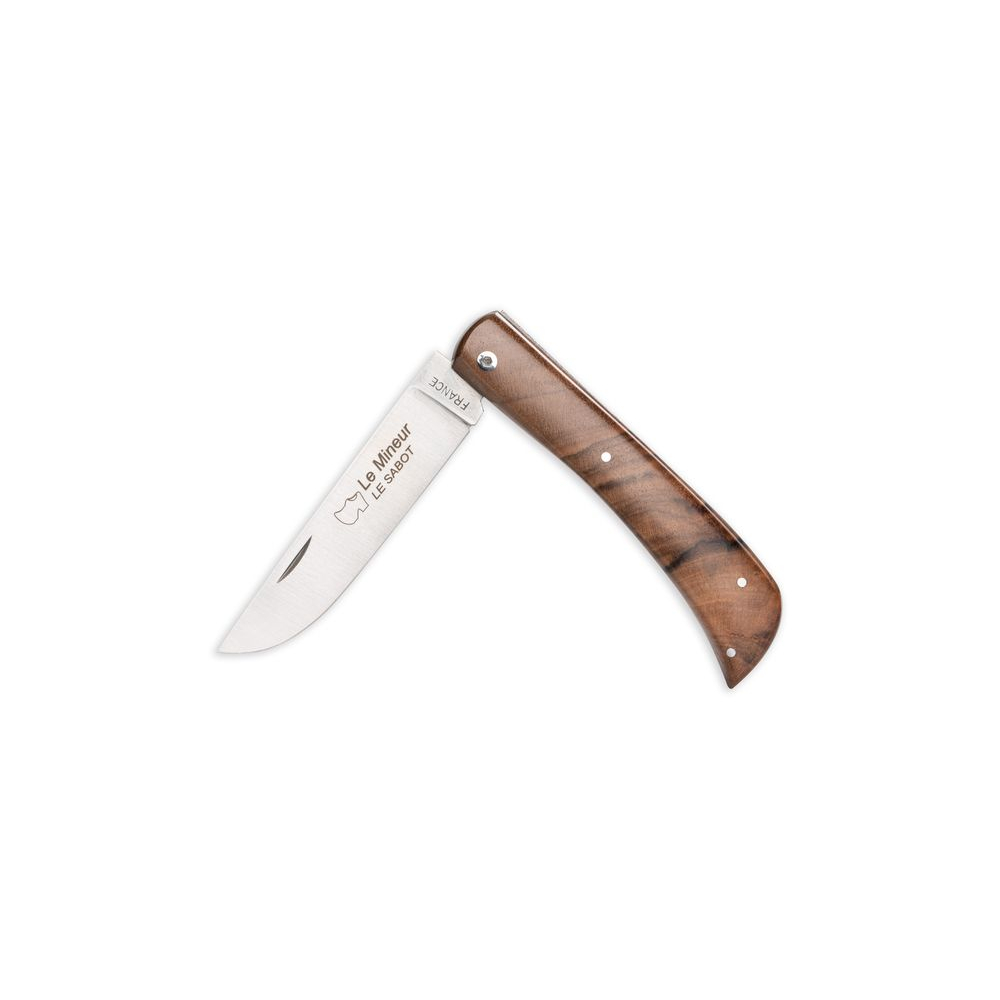 Couteau le Mineur Tradition manche noyer