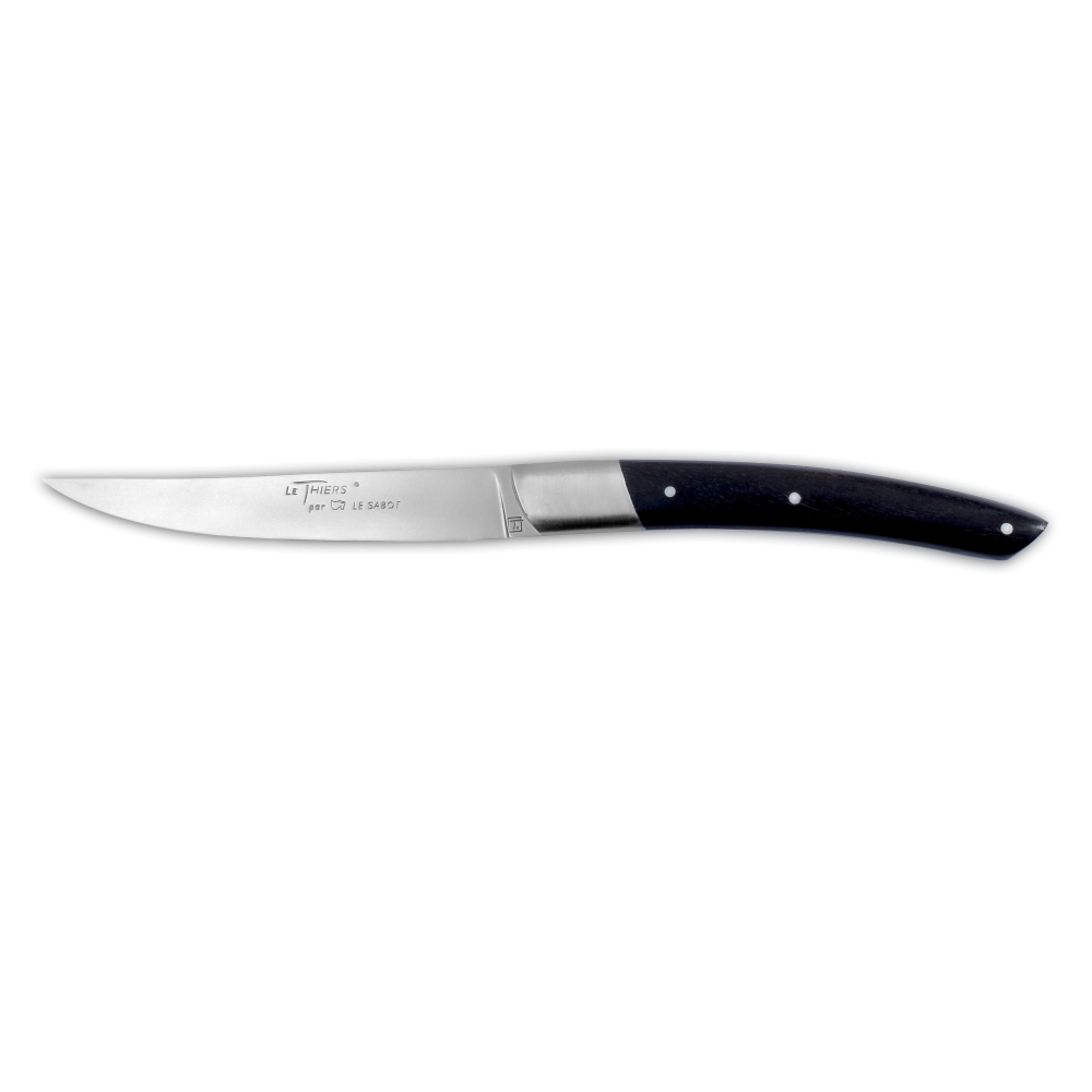 Couteau de table Le Thiers® une mitre inox en ébène