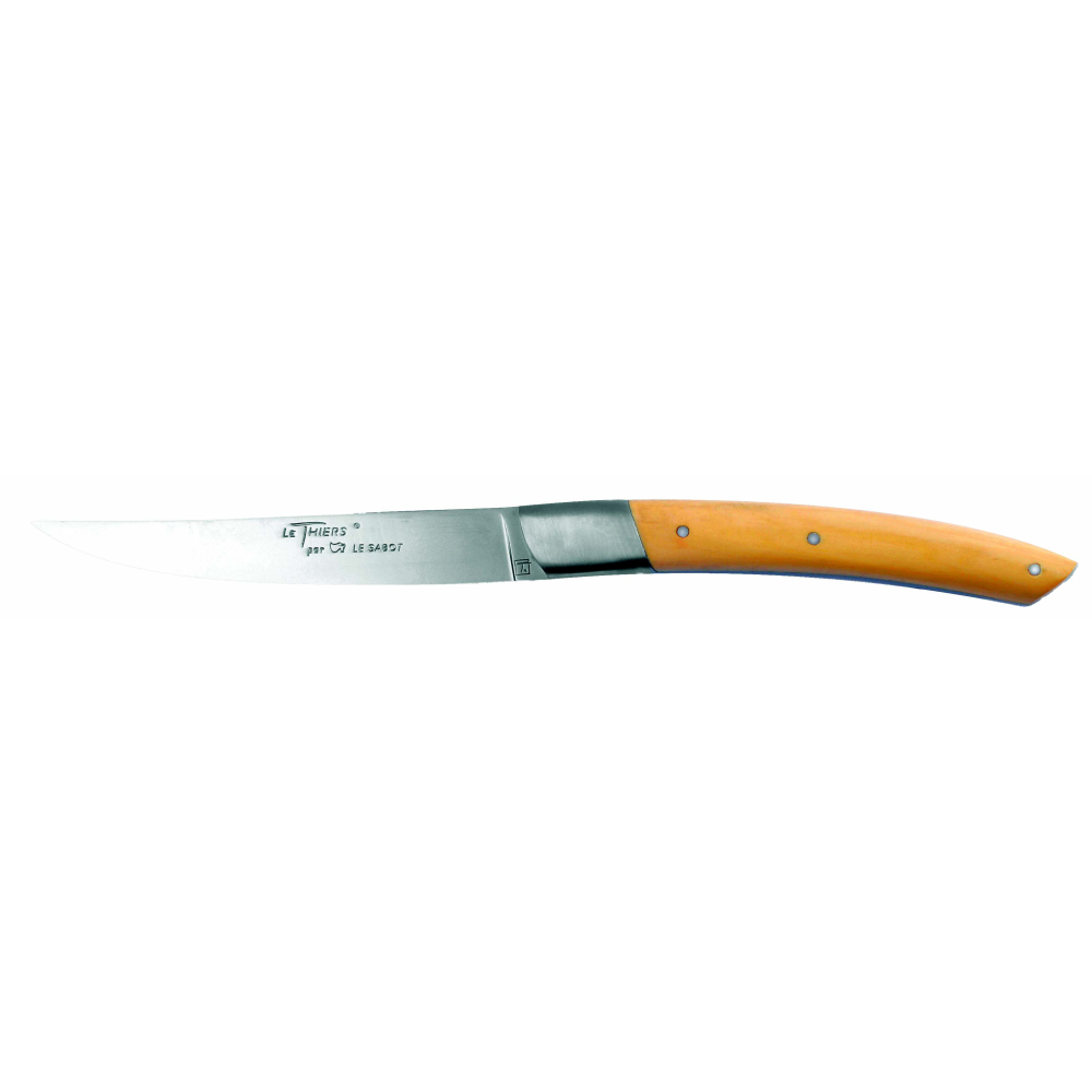 Couteau de table Le Thiers® une mitre inox en buis
