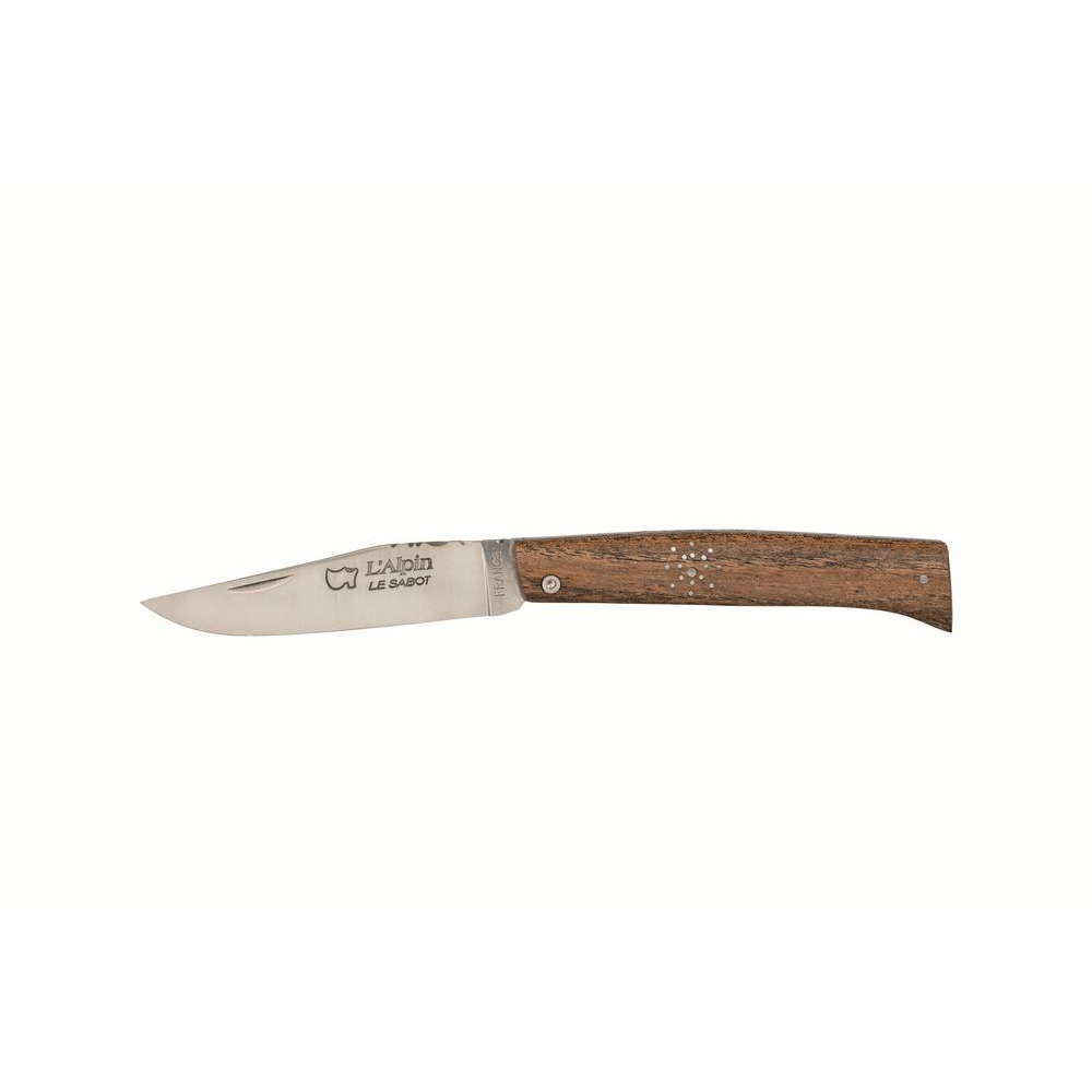 Couteau l'Alpin Esprit Chalet manche bocote