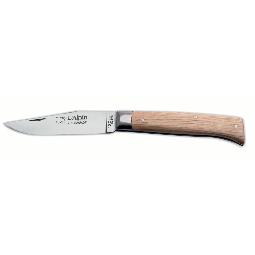 Couteau l'Alpin Tradition manche châtaigner