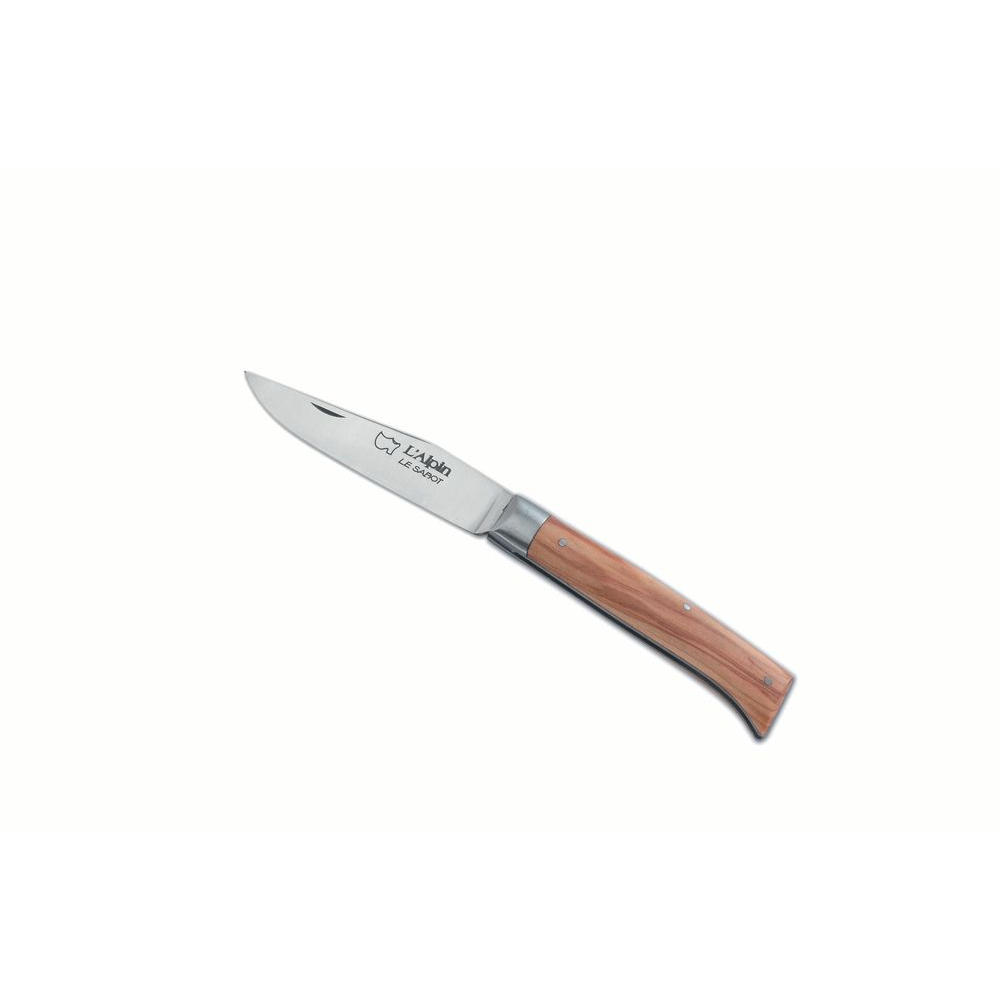 Couteau l'Alpin Tradition manche olivier