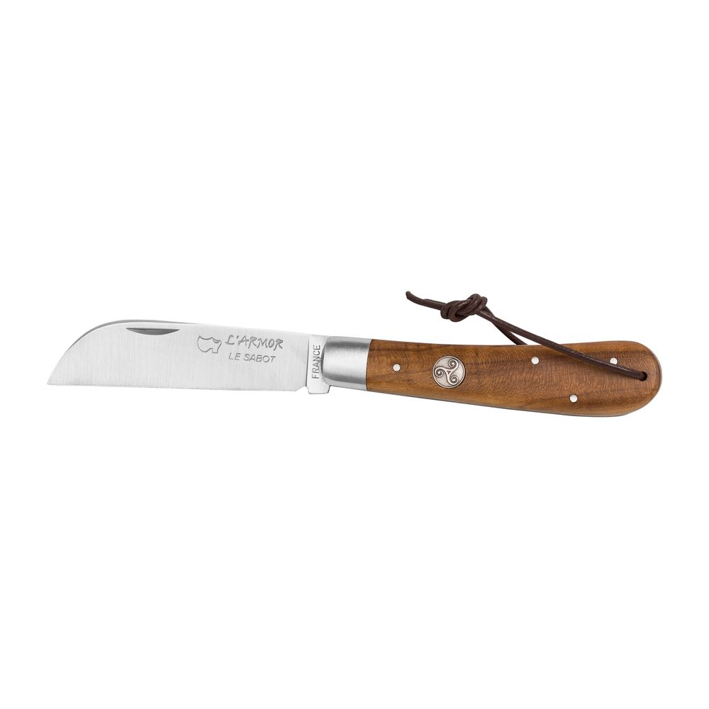 Couteau de poche pliant l'Armor® Médaillon Triskell manche palo santo