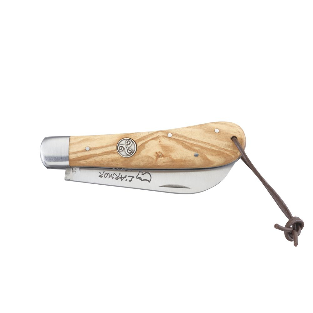 Couteau de poche pliant l'Armor® Médaillon Triskell manche olivier 