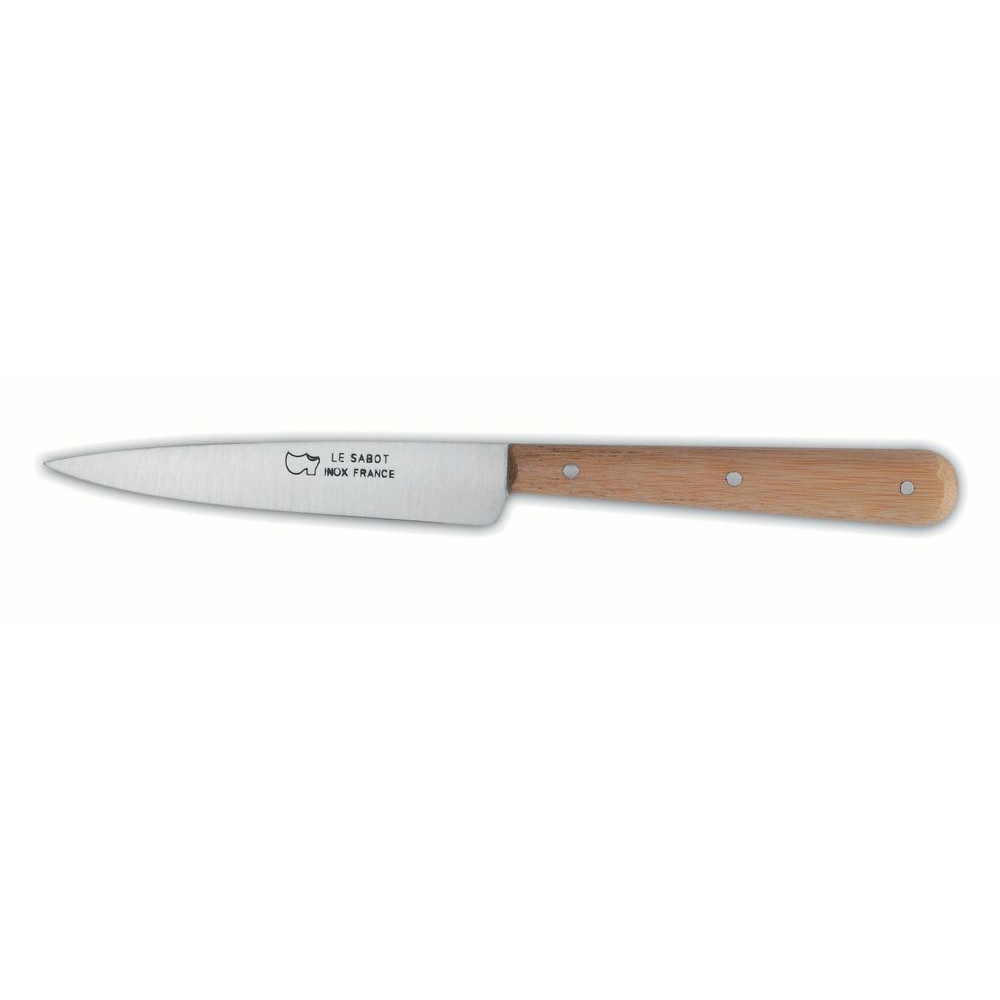 Couteau office lame 10 cm manche bambou