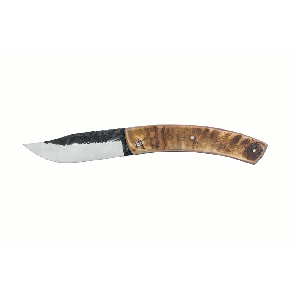 Couteau Baribal® Aspet Martelé en corne de bélier