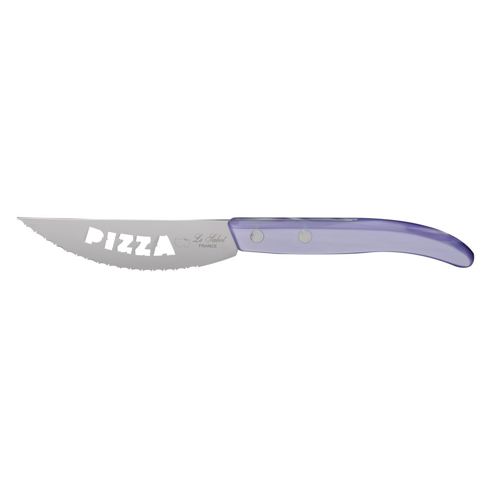 Couteau à pizza Origin en plexi bleu