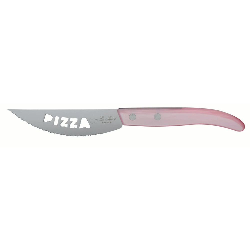 Couteau à pizza Origin en plexi rose