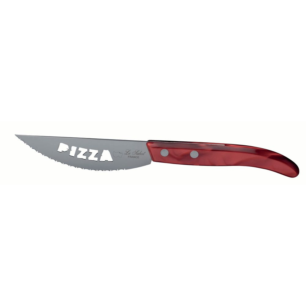 Couteau à pizza Origin en plexi rouge