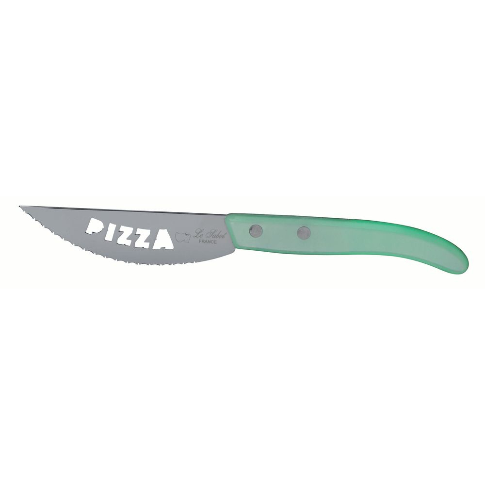 Couteau à pizza Origin en plexi vert