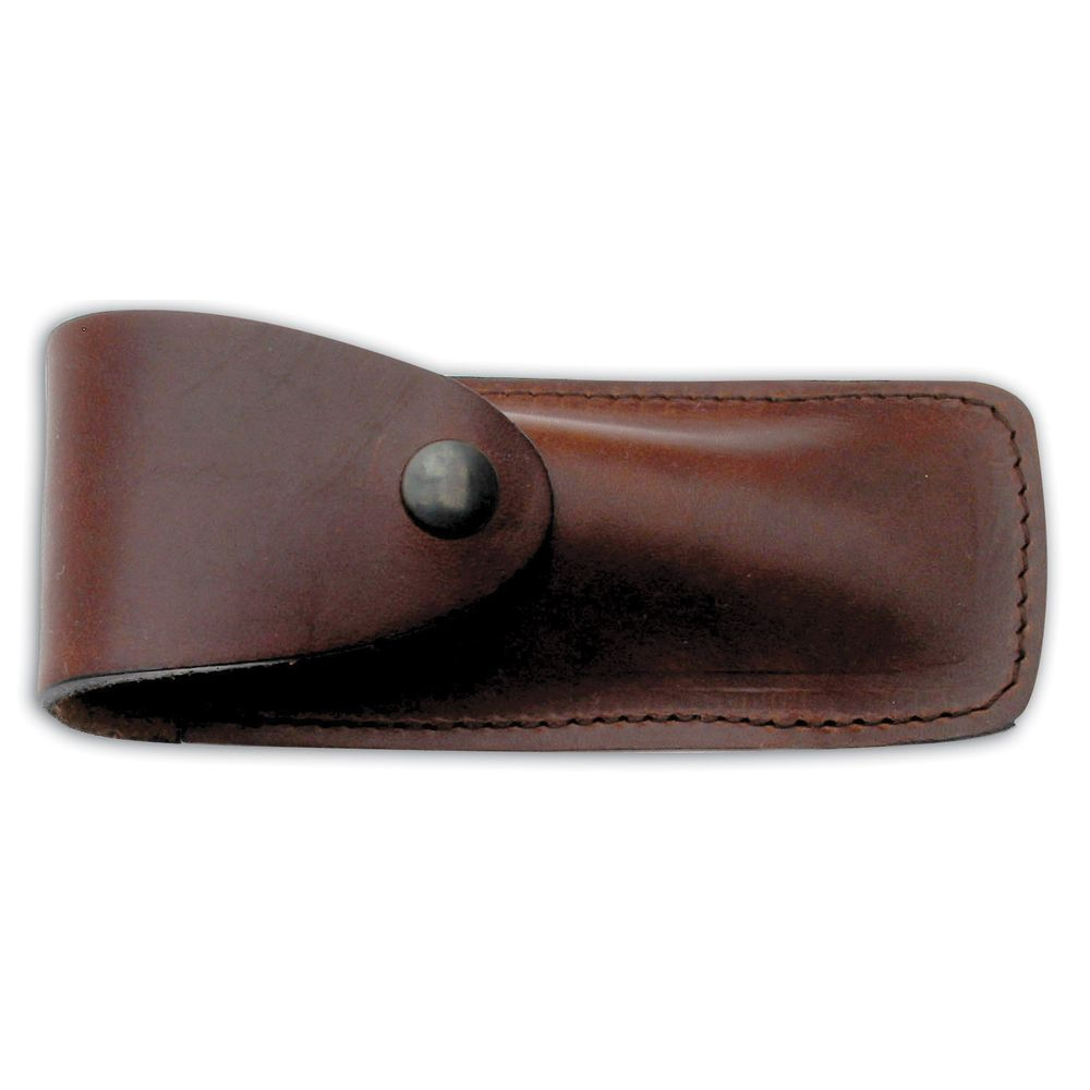 Etui couteau en cuir marron pour Yssingeaux, Alpin, ou Armor