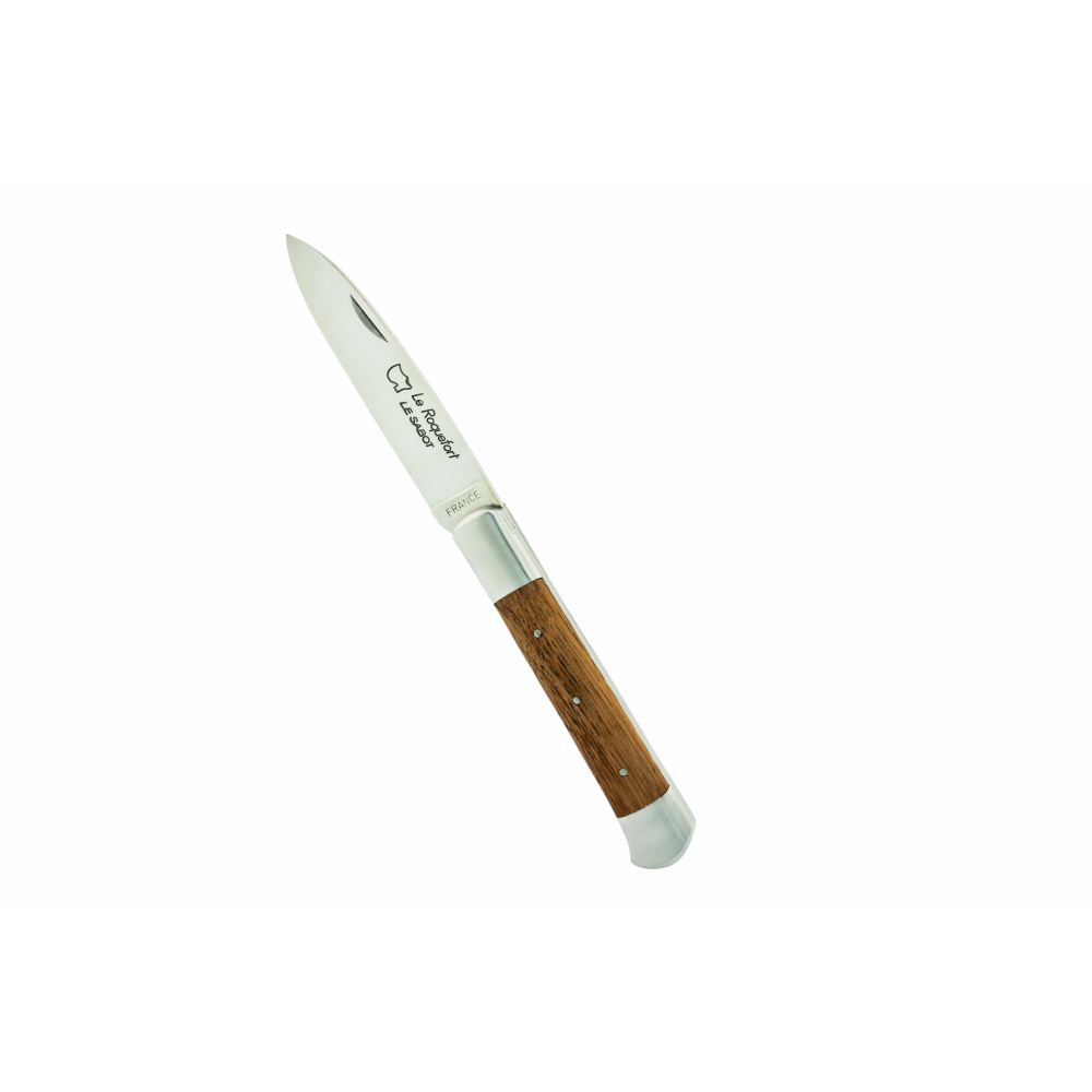 Couteau de poche pliant le Roquefort Tradition manche chêne