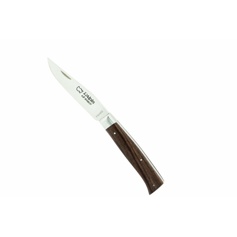 Couteau l'Alpin Tradition manche noyer