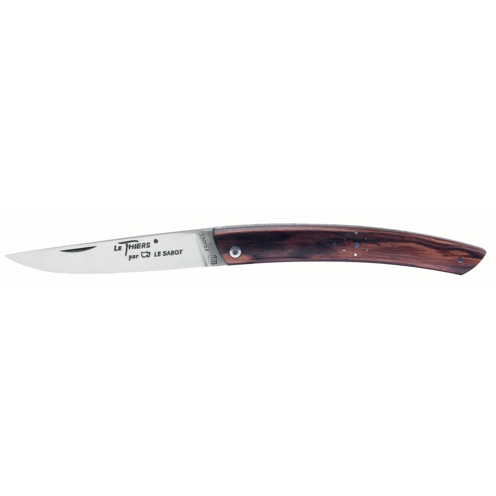 Couteau de poche Le Thiers® Losange 11 cm - manche bois de violette