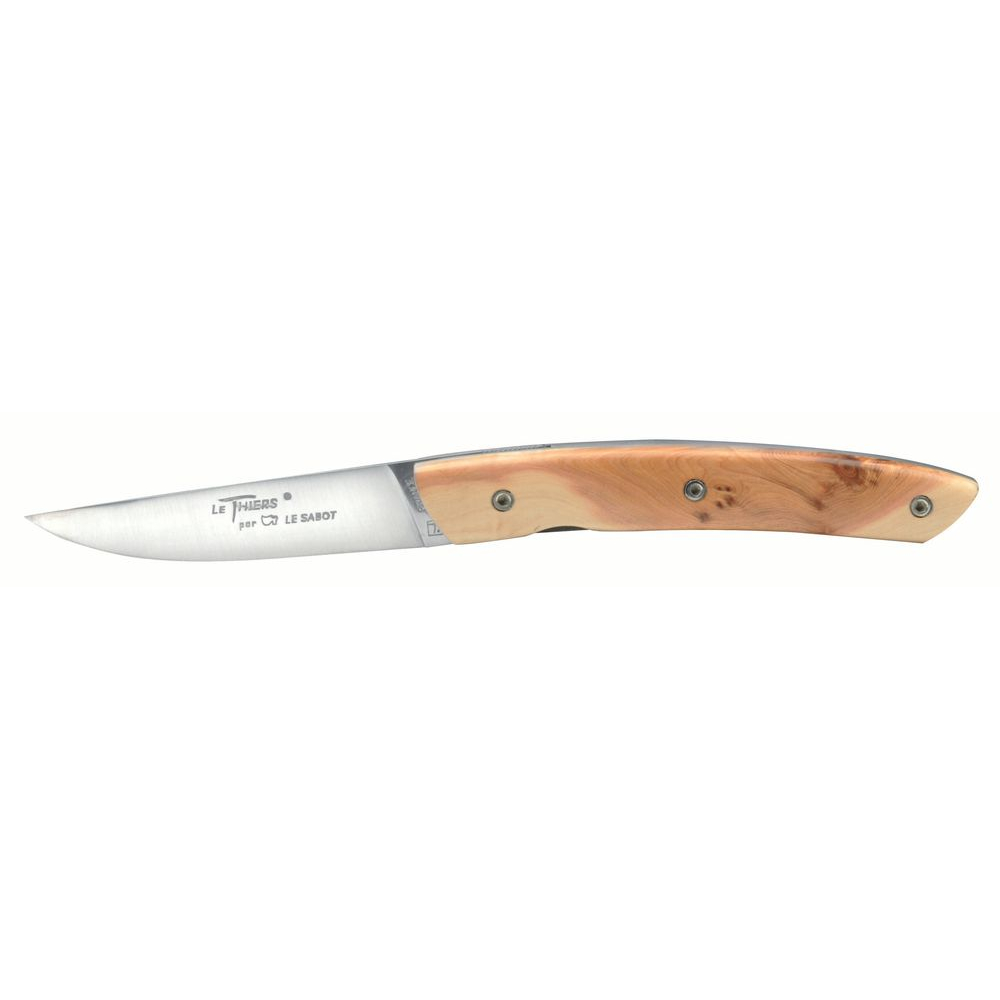 Couteau Le Thiers® 12 cm Liner-lock genévrier