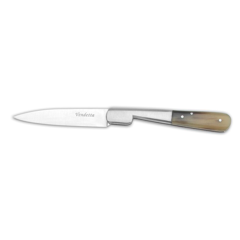 Couteau le Vendetta Tradition manche pointe de corne